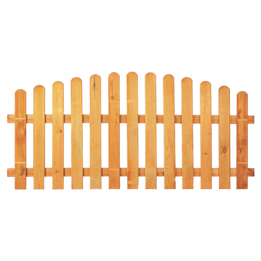 HEIKO-Gartenzaun Hochbogen 200 x 80/95cm
Latten 20/90 mm, glatt, kdi grün
Riegel 25/70 mm