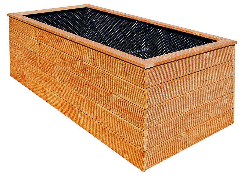 Hochbeet-Bausatz 1,50x1,00x0,755m DGL mit Rand