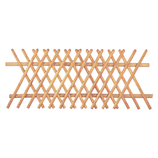 Jägerzaun 250 x 80 cm
Latten 55 mm, kdi braun
ohne Querriegel
