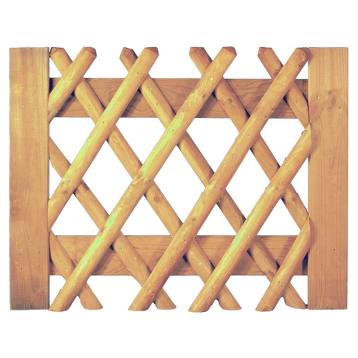 Jägerzaun Tor 100 x 80 cm
Latten 55 mm, kdi braun
ohne Beschlag, ohne Pfosten