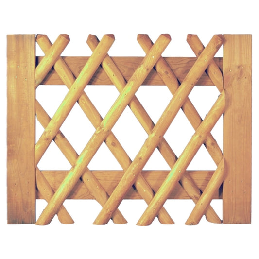 Jägerzaun Tor 100 x 80 cm
Latten 55 mm, kdi braun
ohne Beschlag, ohne Pfosten