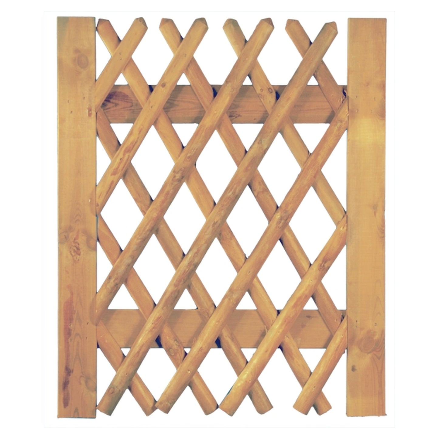 Jägerzaun Tor 100 x 120 cm
Latten 55 mm, kdi braun
ohne Beschlag, ohne Pfosten