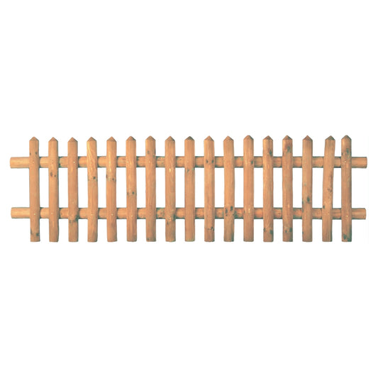 Senkrechtzaun 250 x 60 cm
Latten 55 mm, kdi braun