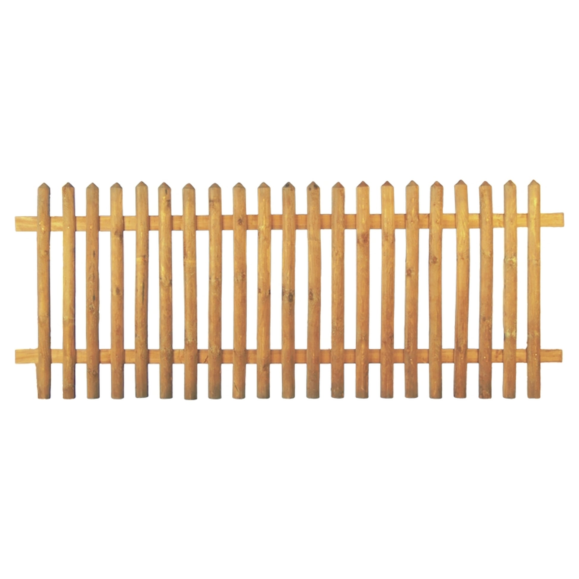 Senkrechtzaun 250 x 100 cm
Latten 55 mm, kdi braun