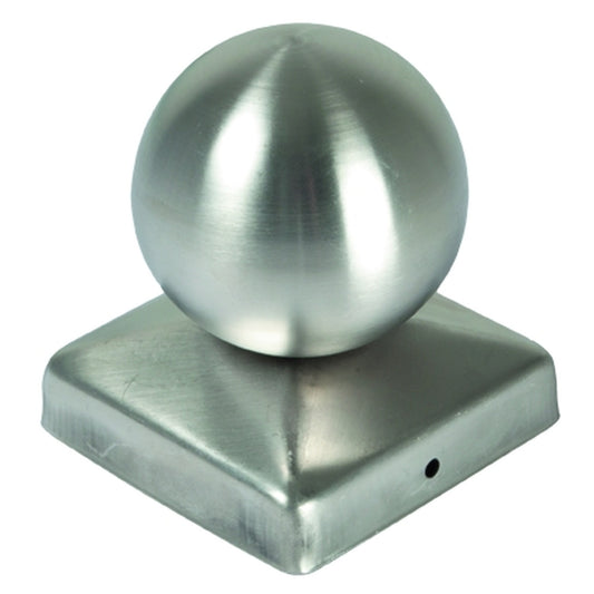 Pfostenabdeckung aus Metall 9 x 9 cm
Kugel Edelstahl