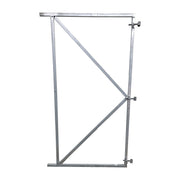 FLEXI Torrahmen
100 x 155 cm, für Torbreiten 85 - 100 cm
verzinkter Metallrahmen 20 x 30 mm, inkl. 2 verstellbaren Kloben