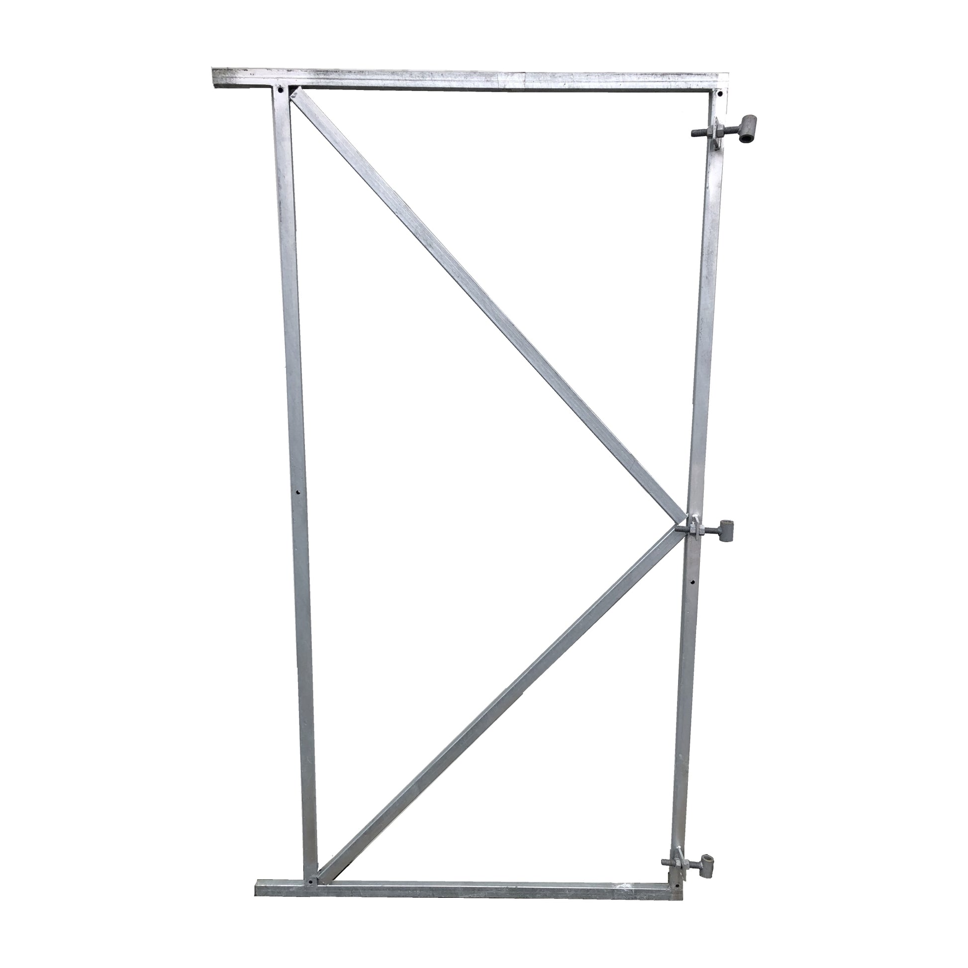 FLEXI Torrahmen
120 x 155 cm, für Torbreiten 105 - 120 cm
verzinkter Metallrahmen 20 x 30 mm, inkl. 2 verstellbaren Kloben
