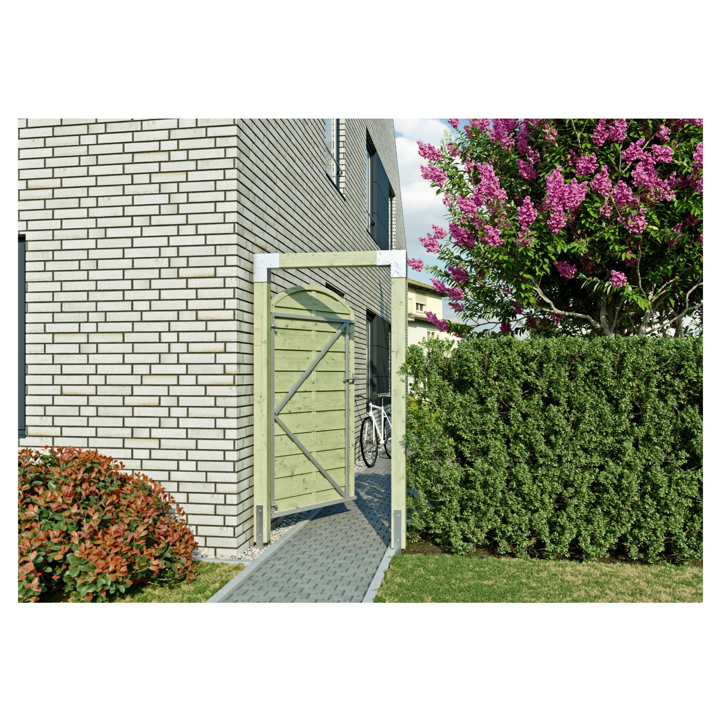 FLEXI Torrahmen
120 x 155 cm, für Torbreiten 105 - 120 cm
verzinkter Metallrahmen 20 x 30 mm, inkl. 2 verstellbaren Kloben