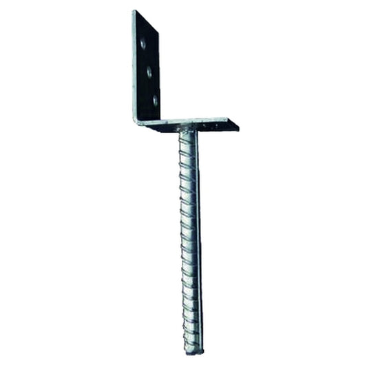 L-Pfostenträger mit Riffelstahldolle
feuerverzinkt, für Pfosten 9 x 9 cm