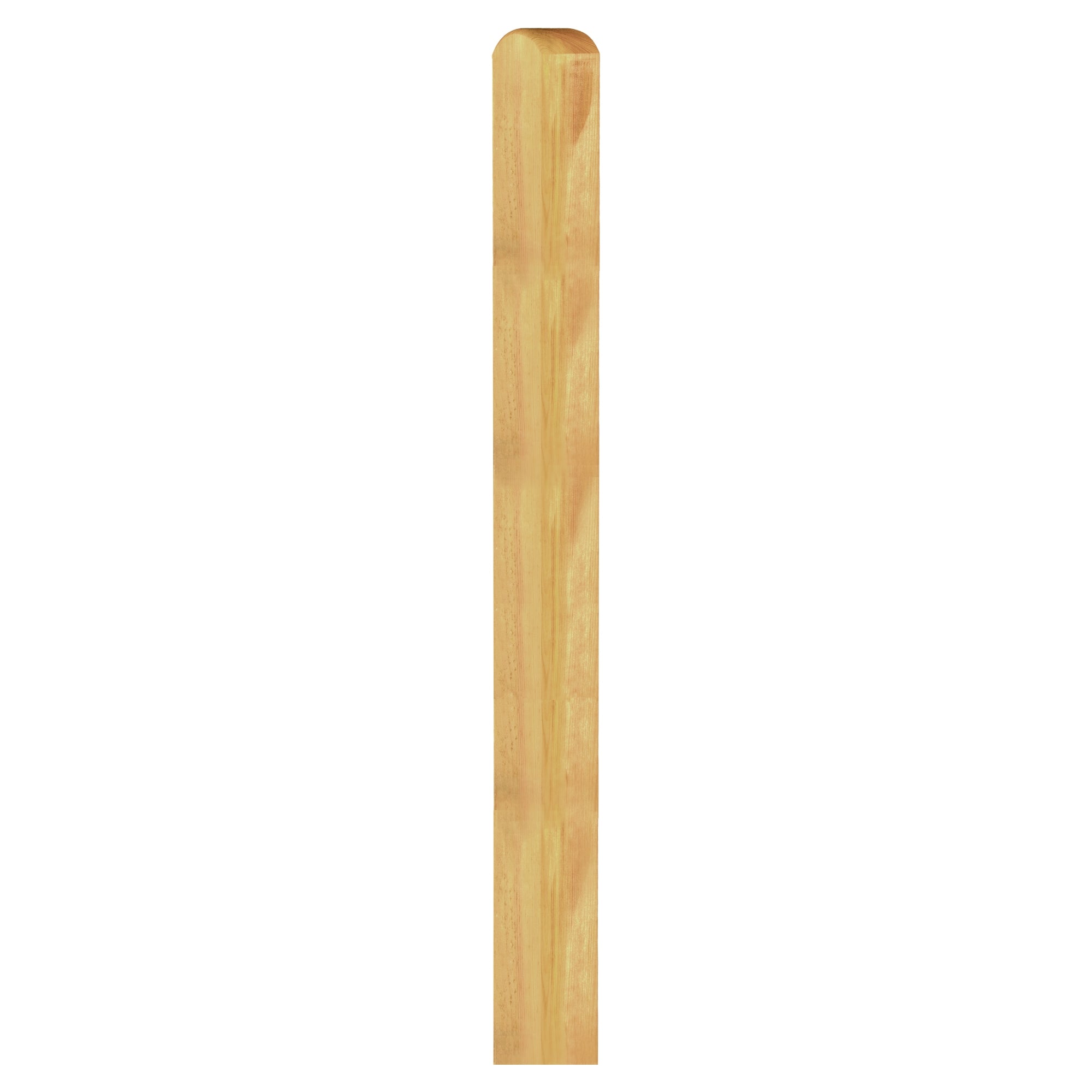 Pfosten Kopf gerundet
7 x 7 x 90 cm, kdi-grün
allseitig glatt
