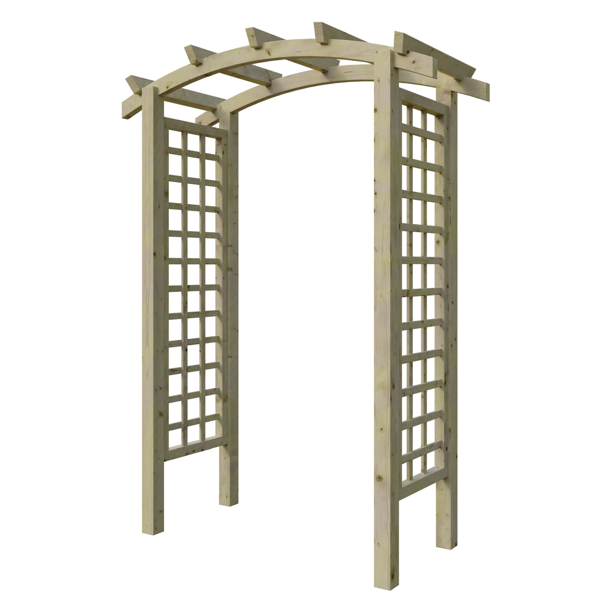 ROSE Bogenpergola
ca. 160 x 220 x 62 cm, kdi-grün
Durchgang ca. 114 cm