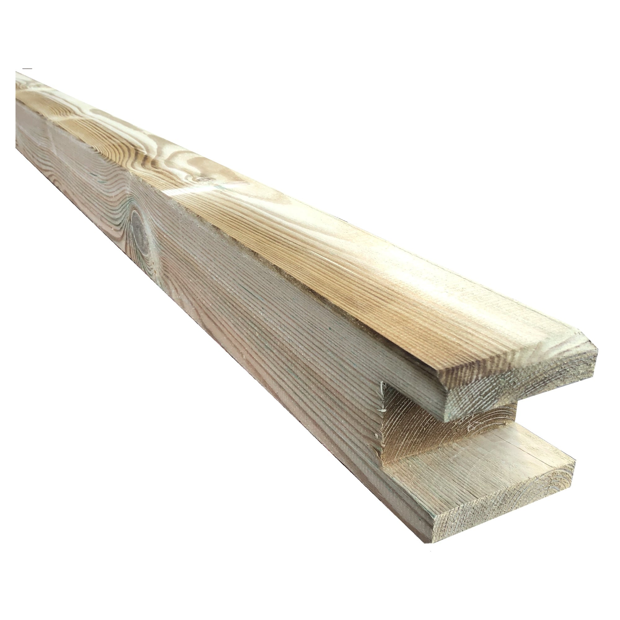 Pfosten für Pergola, GESCHLITZT 
9 x 9 x 240 cm, kdi-grün