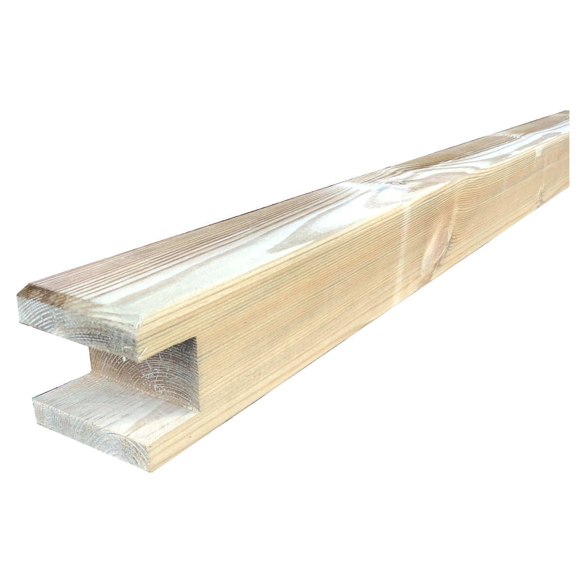 Pfosten für Pergola, GESCHLITZT 
9 x 9 x 240 cm, kdi-grün
