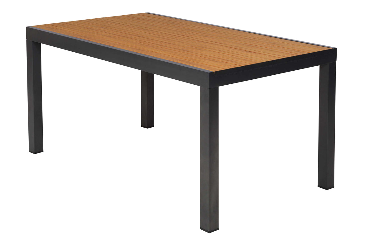 Tisch 150x90 cm,
Aluminium/Polywood
