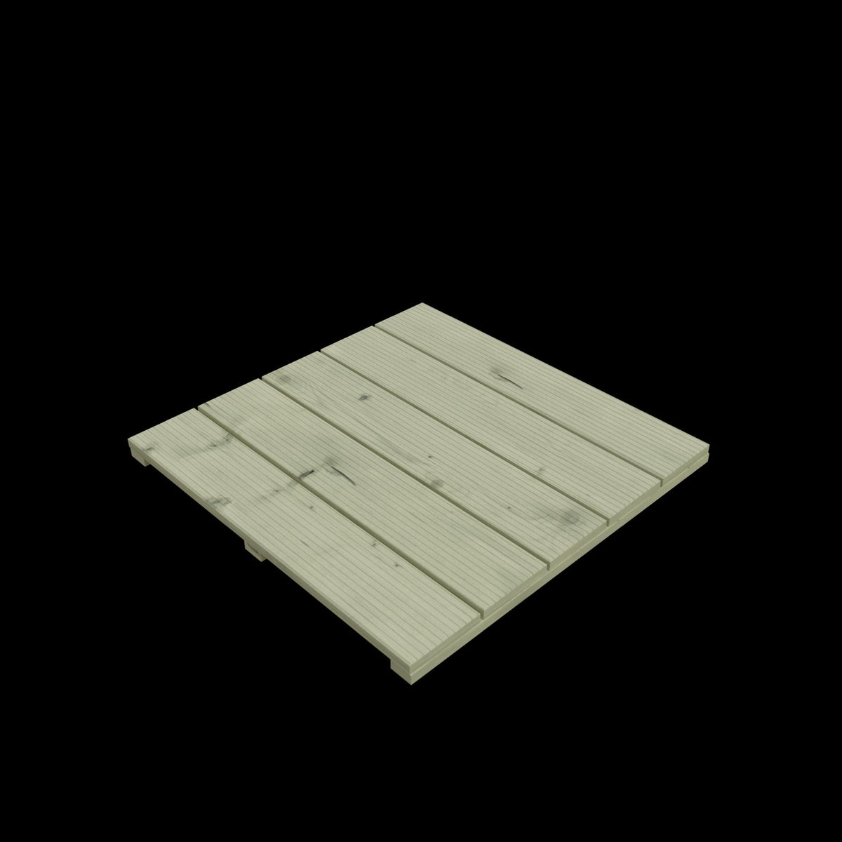 Holzfliese 50 x 50 cm
geriffelt, kdi-grün
5 Bretter 16 x 90 mm
