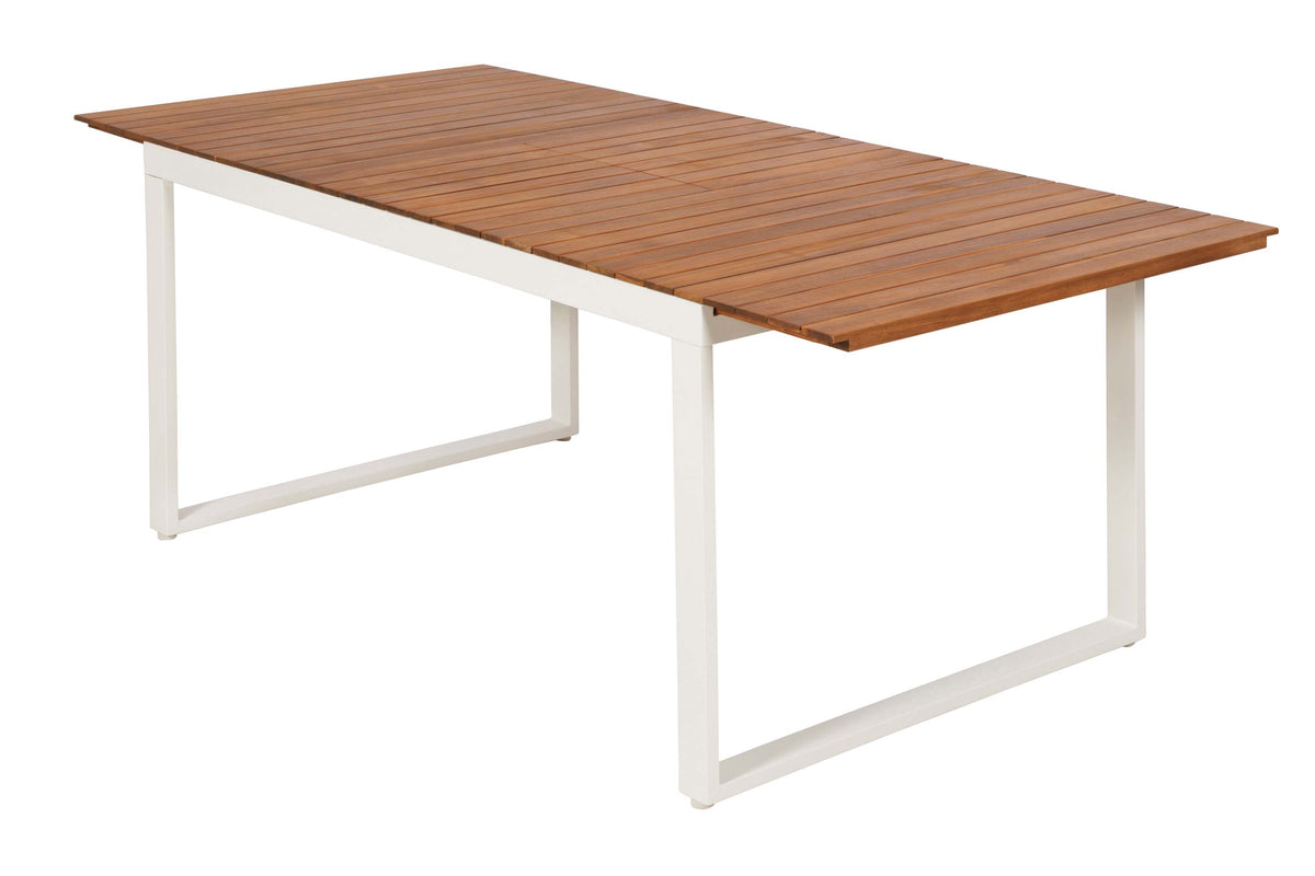 Naxos Ausziehtisch, weiß
150 (200) x 90 cm