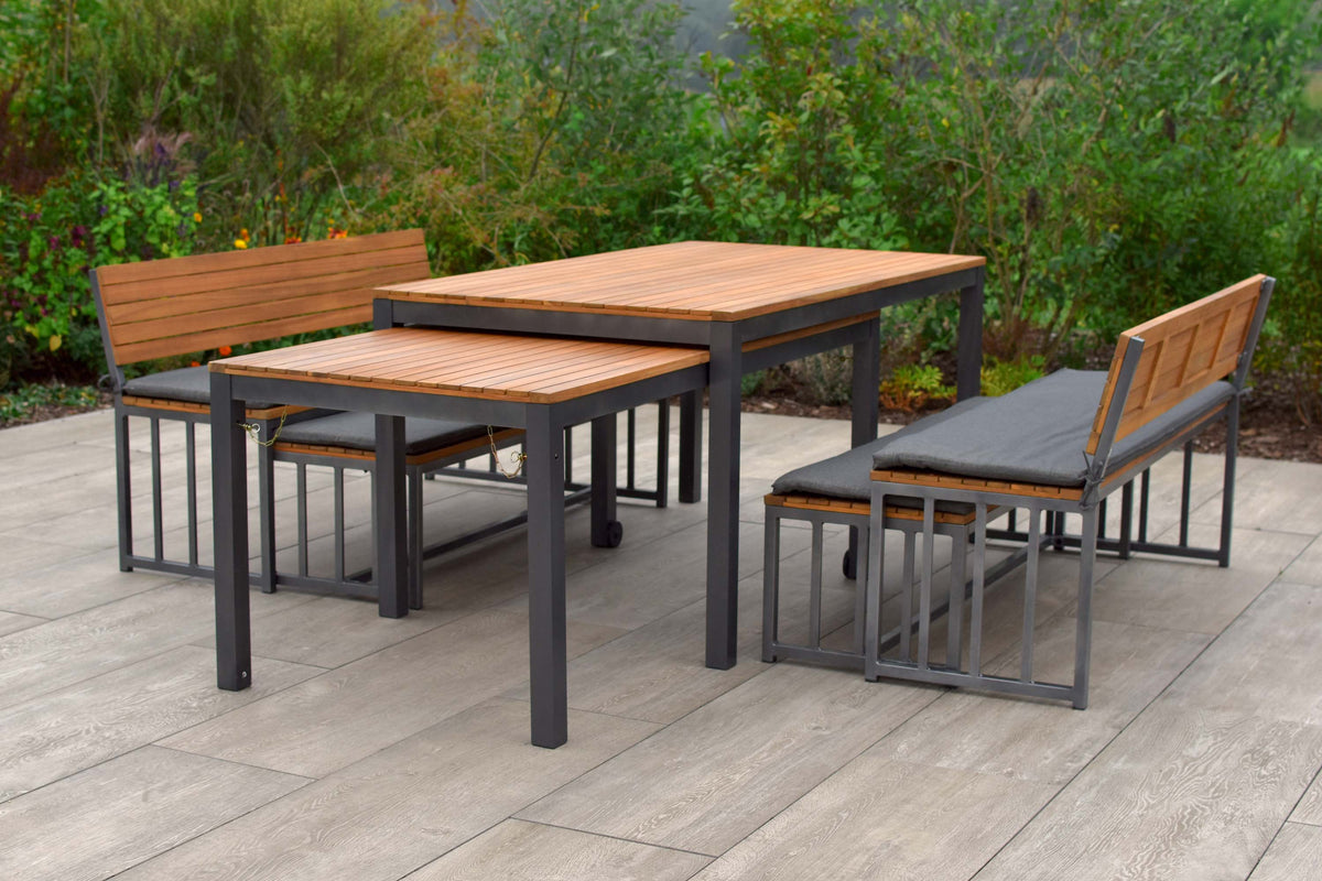 Milos Set
Aluminium/Akazie