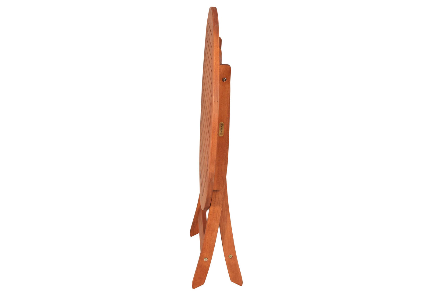 Klapptisch 
Ø 80 cm 
Eukalyptusholz