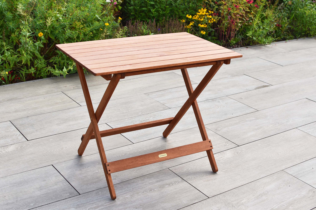 Klapp- und Beistelltisch 
90 x 60 cm 
Eukalyptush