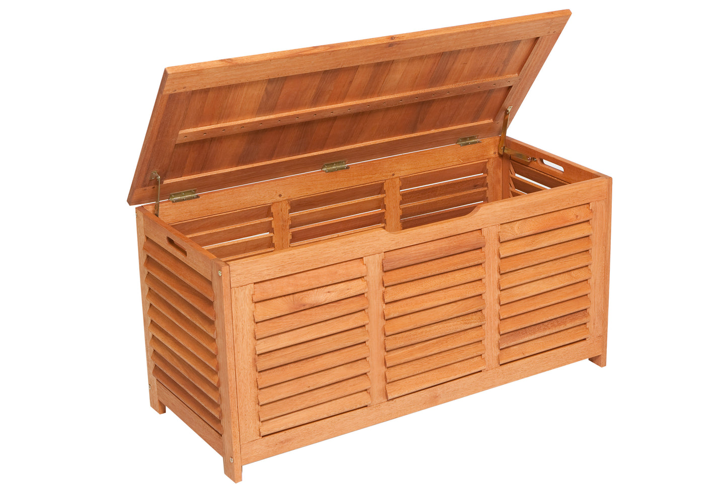 Kissenbox 
quergelattet 
Eukalyptusholz