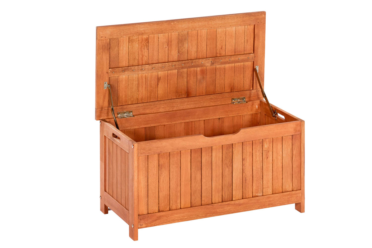 Kissenbox 
88 x 45 x 45 cm
Eukalyptusholz