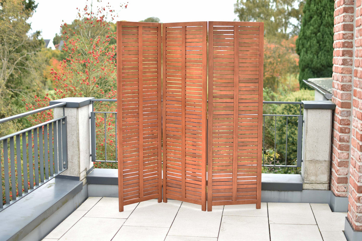 Paravent Holz 
150 x 170 cm 
Eukalyptusholz