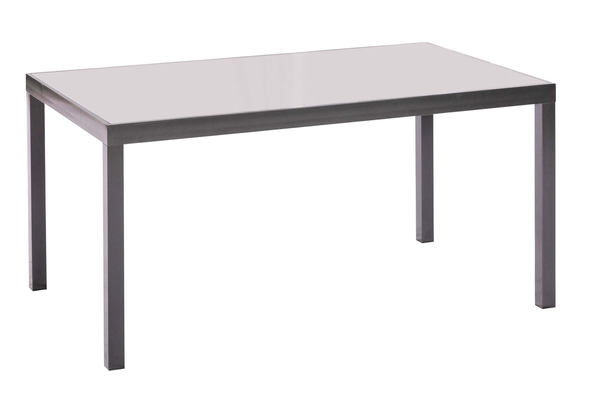 Tisch 150 x 90 cm
graphitfarbenes Gestell