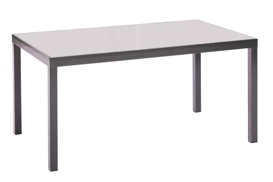 Tisch 150 x 90 cm
graphitfarbenes Gestell