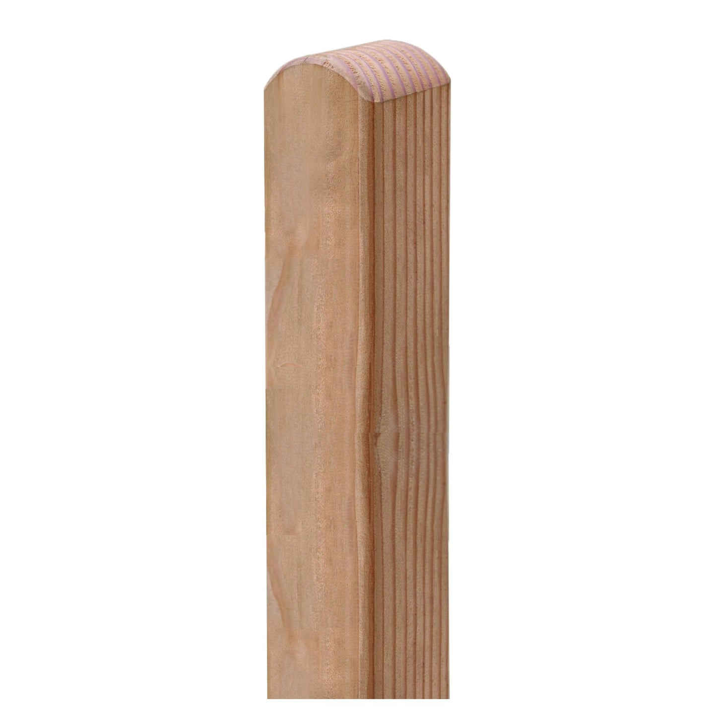 Pfosten Kopf gerundet 
9 x 9 x 190 cm, Lärche-/ Douglasie