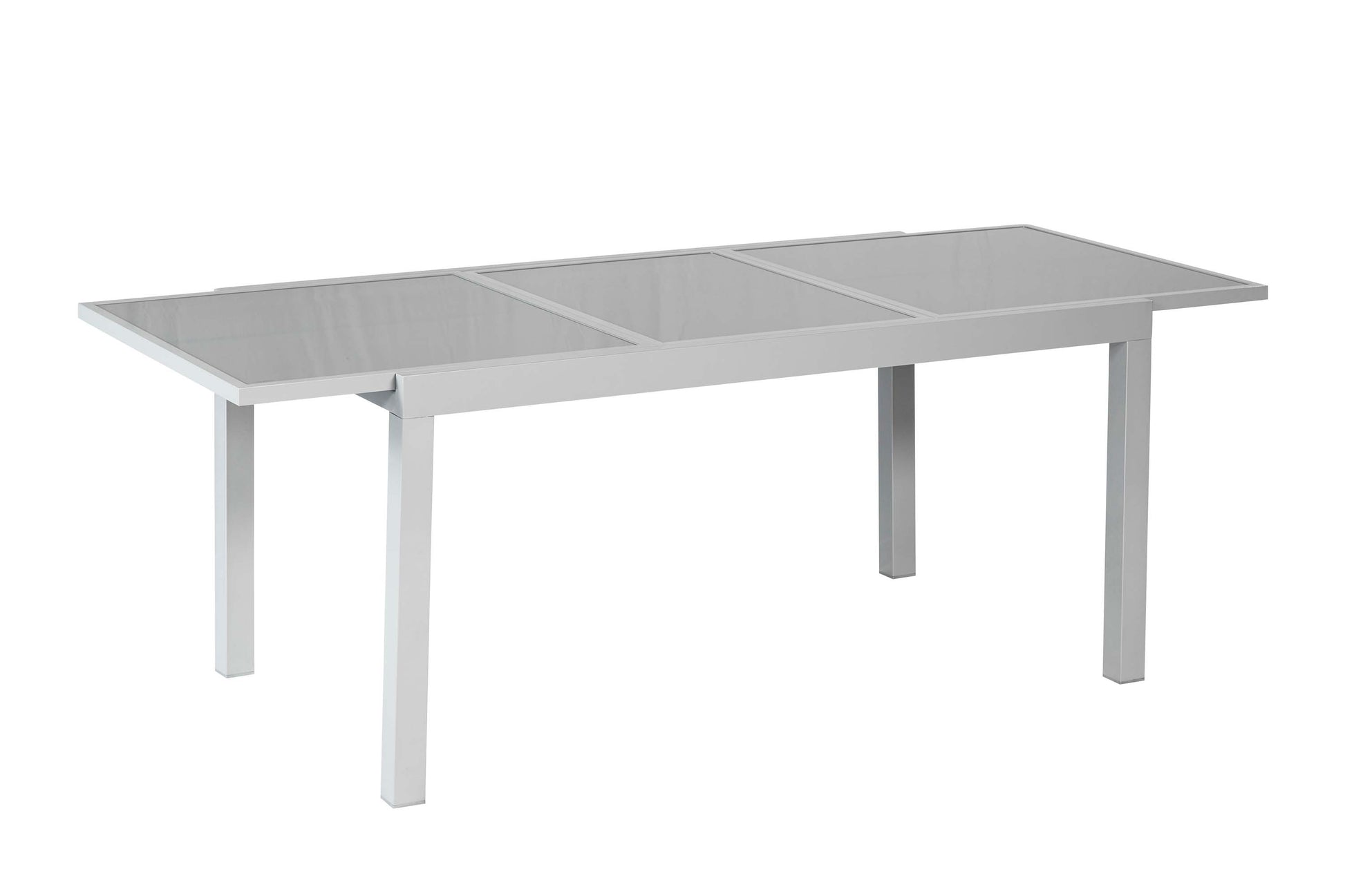 Ausziehtisch 180 (240) x 100 cm
silbernes Gestell