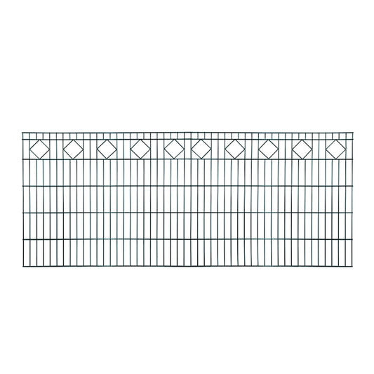 CARO Schmuckzaun RAL 7016 anthrazit
2500 x  830 mm 
MW 200/50, Stäbe 6/5/6 mm
