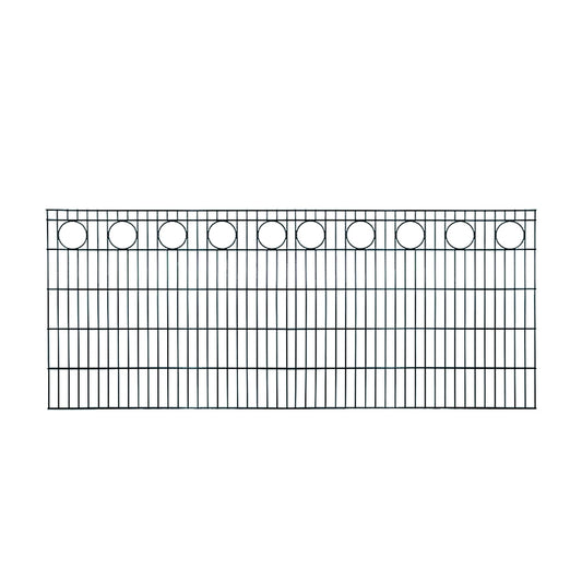 RONDO Schmuckzaun RAL 7016 anthrazit
2500 x  830 mm 
MW 200/50, Stäbe 6/5/6 mm