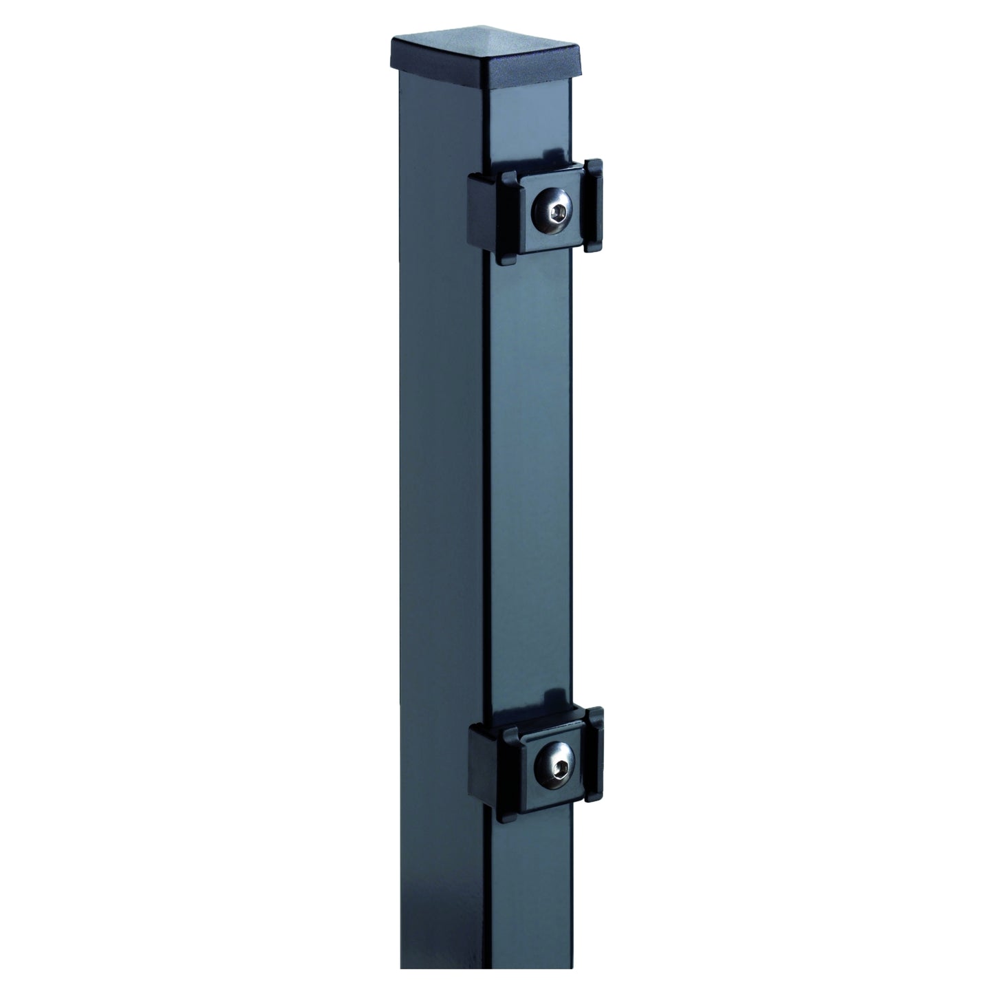 TOM ECK-Zaunpfosten RAL 7016 anthrazit
für 1430 mm Zaun, RR60/40 x 2000 mm
mit Klemmhalter