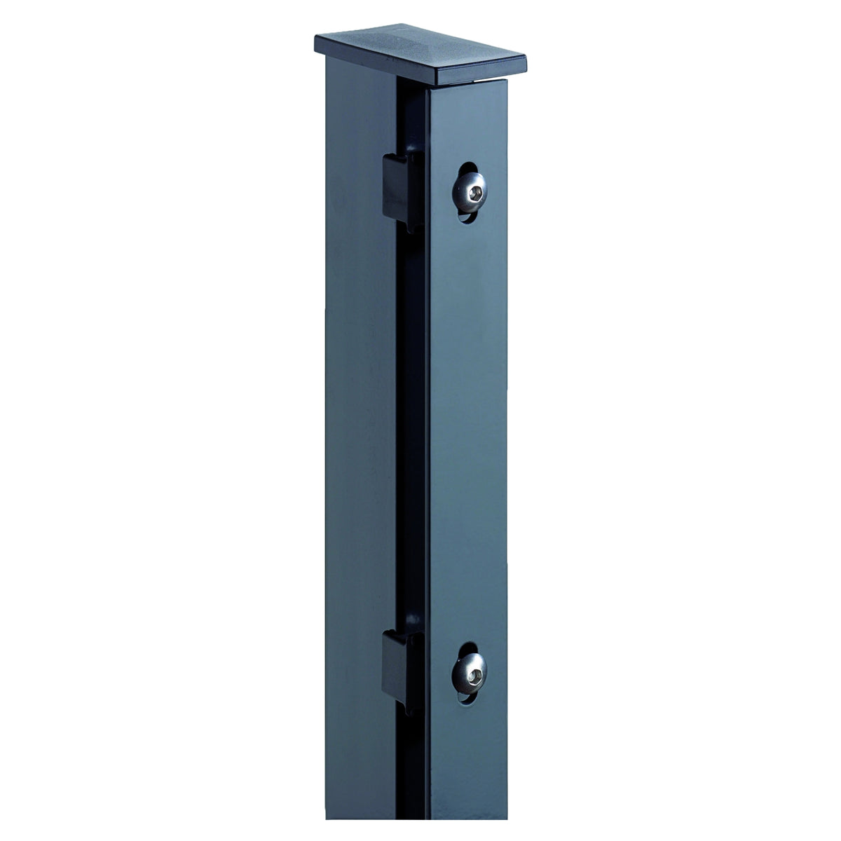 JERRY Zaunpfosten RAL 7016 anthrazit
für 1030 mm, RR60/40 x 1500 mm
mit Flacheisenleiste
