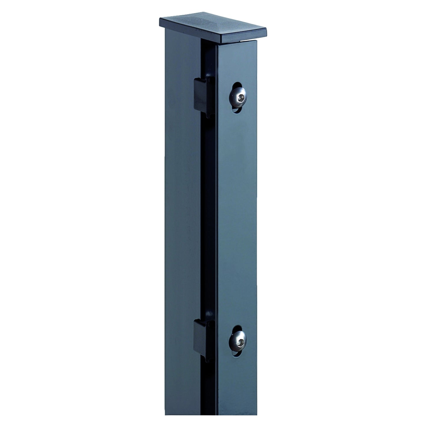 JERRY Zaunpfosten RAL 7016 anthrazit
für 1230 mm, RR60/40 x 1700 mm
mit Flacheisenleiste