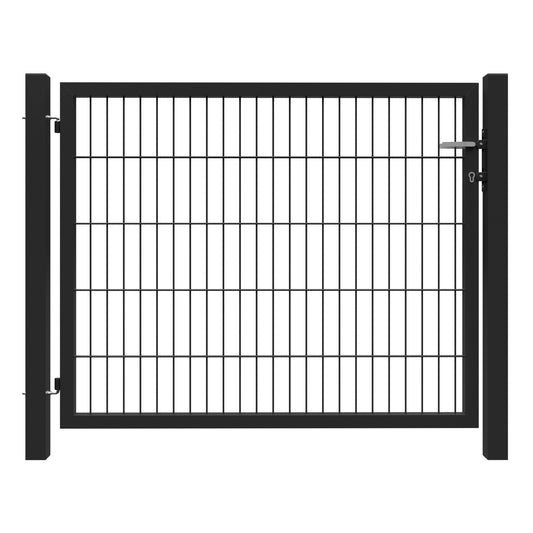BASIC Einzeltor RAL 7016 anthrazit
1000 x 1800 mm, inkl. Pfosten, 
Beschlägen und Zaunanschluß