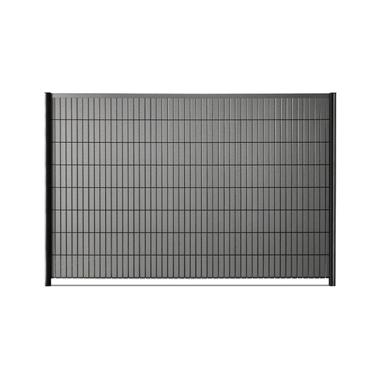 WPC-Streifen für DSM
anthrazit, Set für 1 Feld L250 x H183 cm
inkl. Hakenleiste + Alu-Abschlussprofil