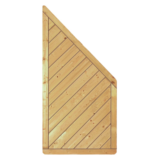 CLASSIC-Serie-Diagonal ECKE
90 x 180/90 cm, ECKE
Rahmen 40/70 mm, Profilbretter 16/118 mm