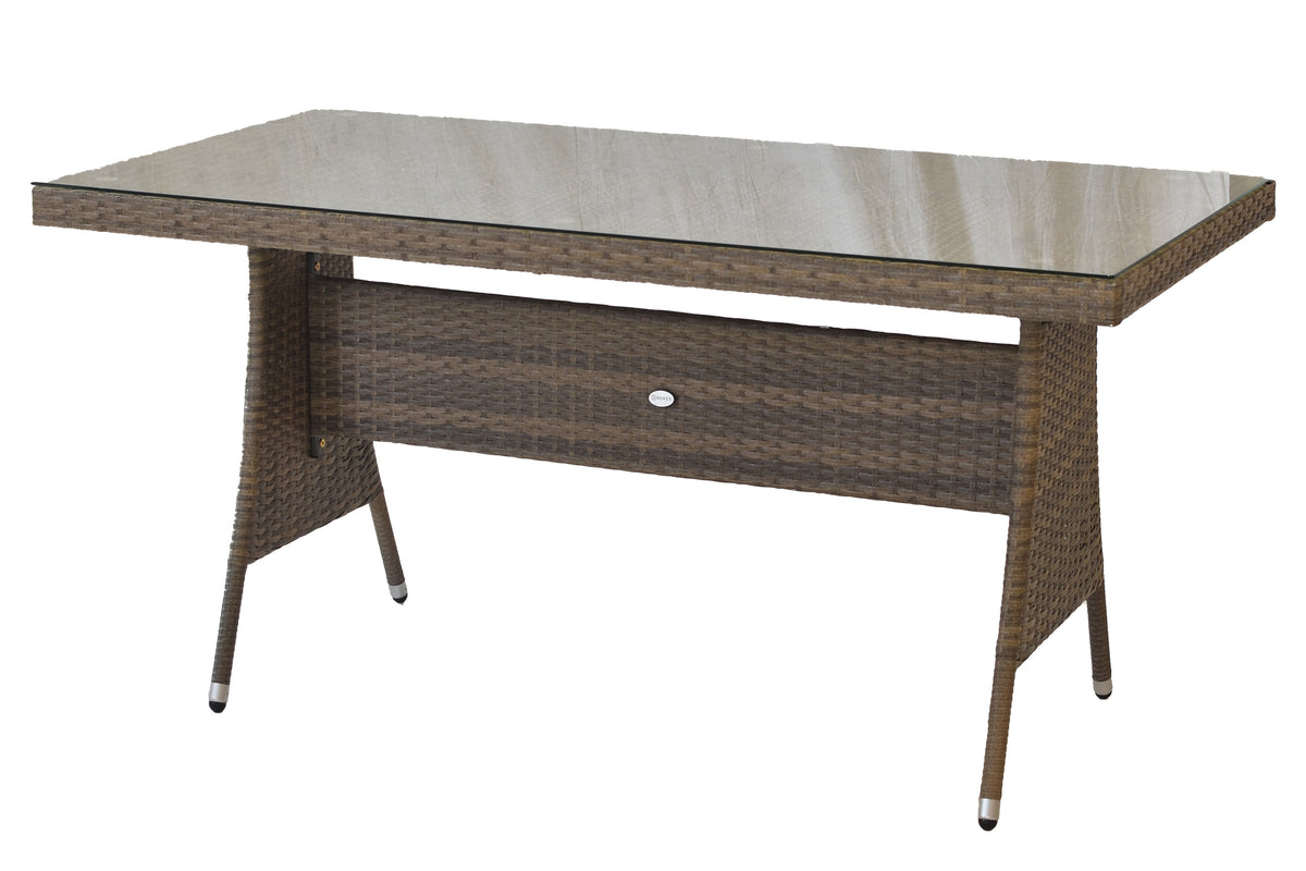 Teneriffa Tisch
160 x 90 cm, zerlegbar
grau/beige