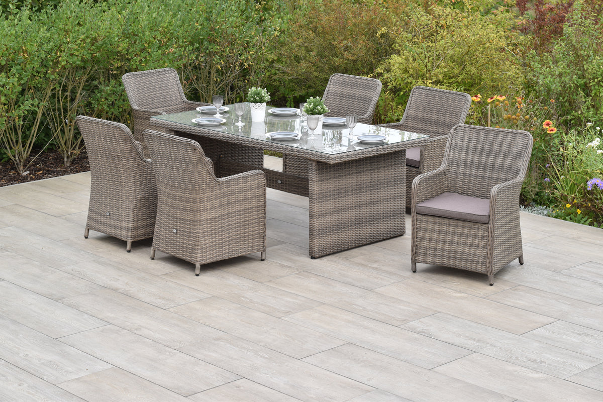 Riviera Set 13tlg.
Stahl/Kunststoffgeflecht