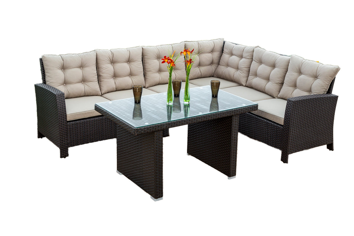 Salerno Eckbank Dinning Set