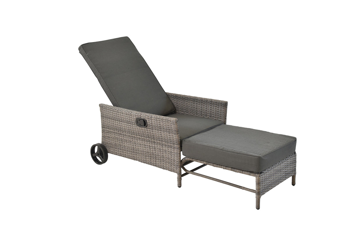 Komfort Deckchair
inkl. Kissen und Fußhocker