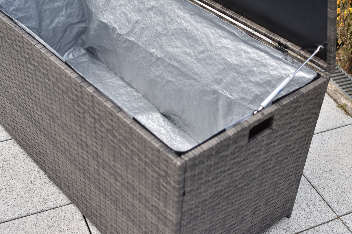 Kissenbox
123 x 54 x 60 cm, spritzwassergeschützt
