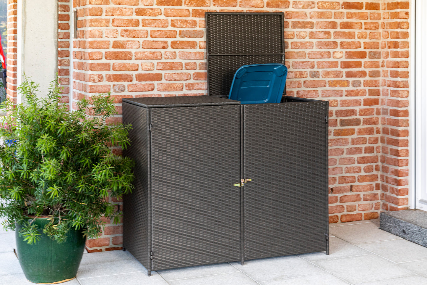 Mülltonnenabdeckung 2er
153 x 75,5 x 120,5 cm