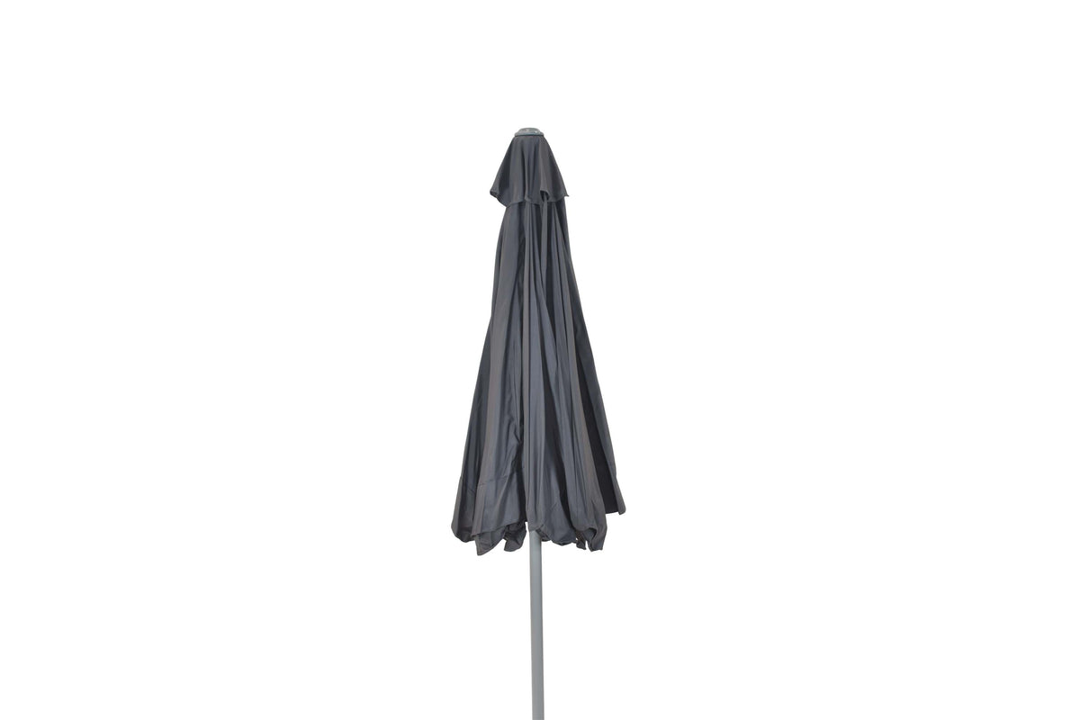 Schirm, Ø 230 cm, 38 mm Rohr, grau