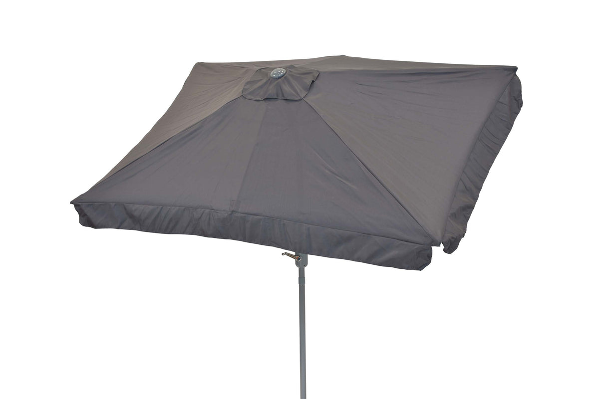 Schirm 160 x 230 cm, 38 mm Rohr, grau