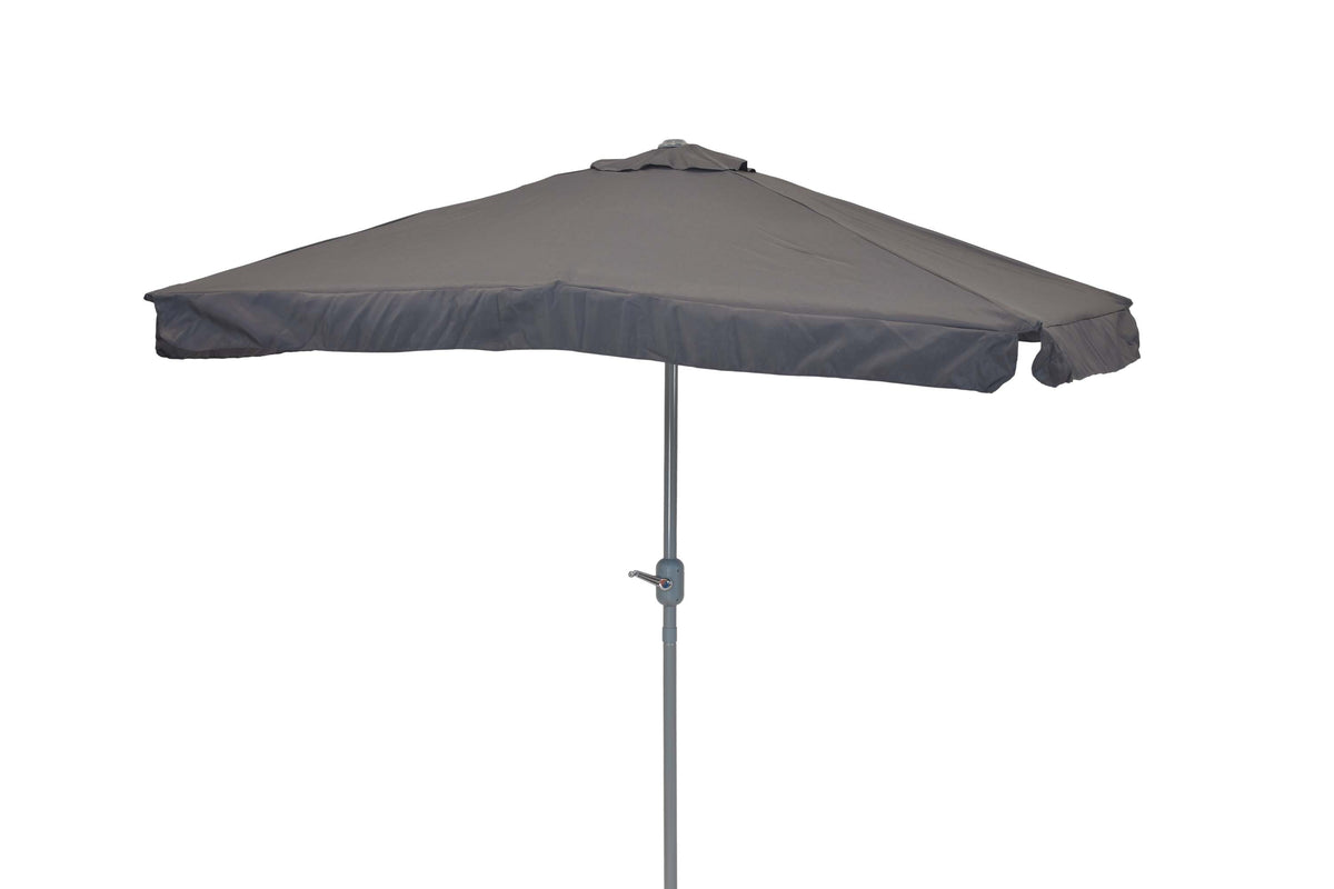 Schirm 160 x 230 cm, 38 mm Rohr, grau