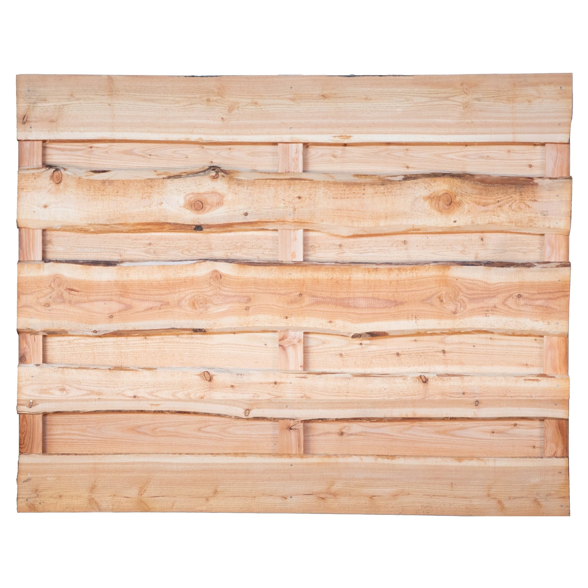 LOLLAND-Serie Lärche, 
180 x 150 cm, 3 Riegel, drehbar
Bretter sägerau ca. 20mm mit Baumkante