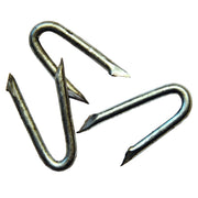 Krampen für ROLLO-Lattenzaun
verzinkt, gespitzt, ca. 3,1 x 31 mm
Beutel á ca. 45 Stück