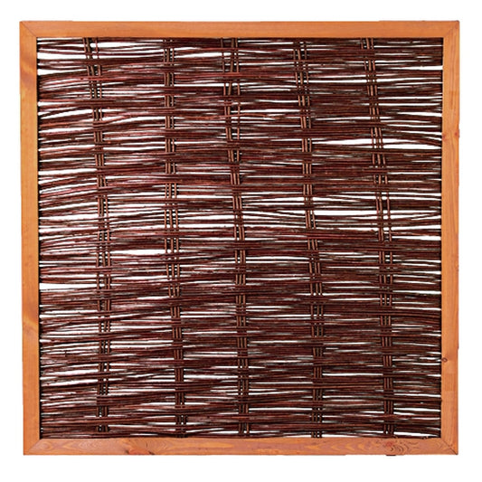 FAKO Weidengeflechtzaun
120 x 120 cm, mit umlauf. Rahmen